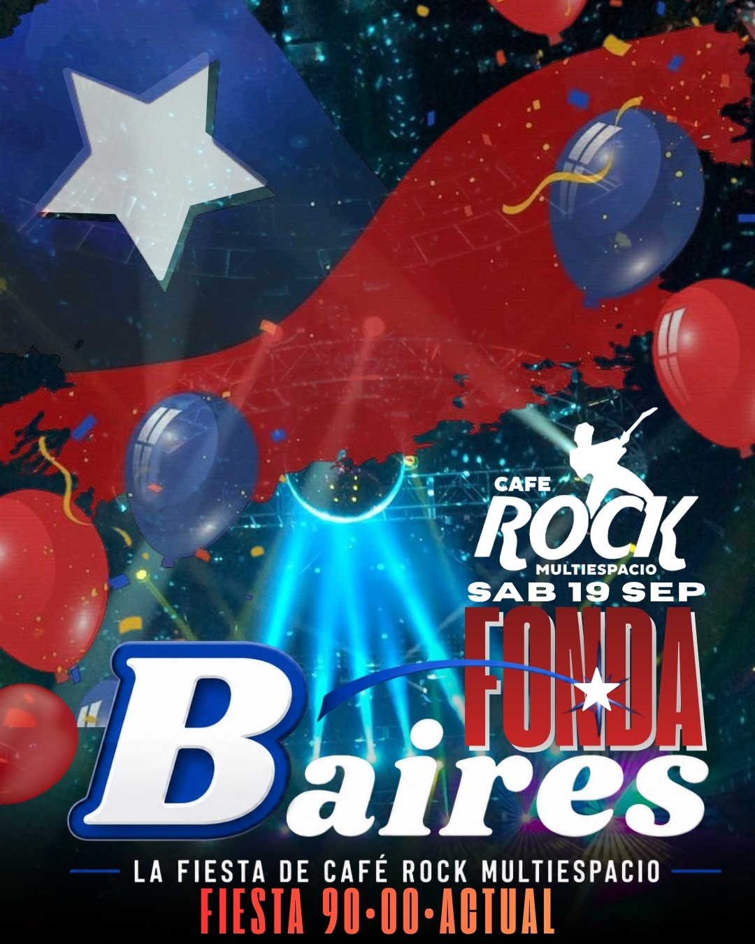 Valparaíso despide las Fiestas Patrias con baile en Café Rock