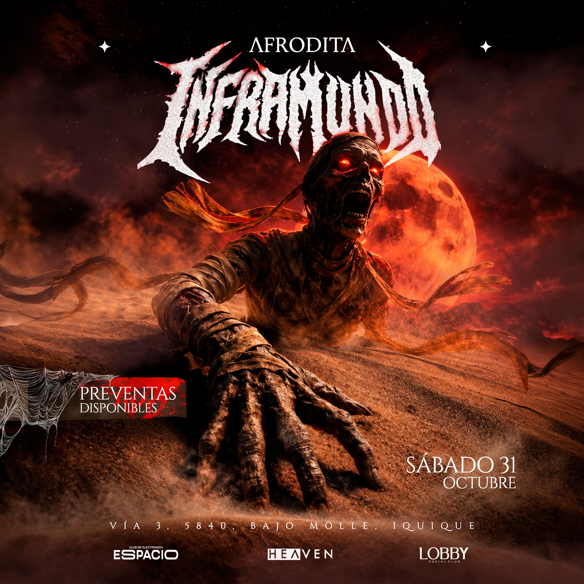 AFRODITA HALLOWEEN — INFRAMUNDO VOL2 en Iquique – Heaven …