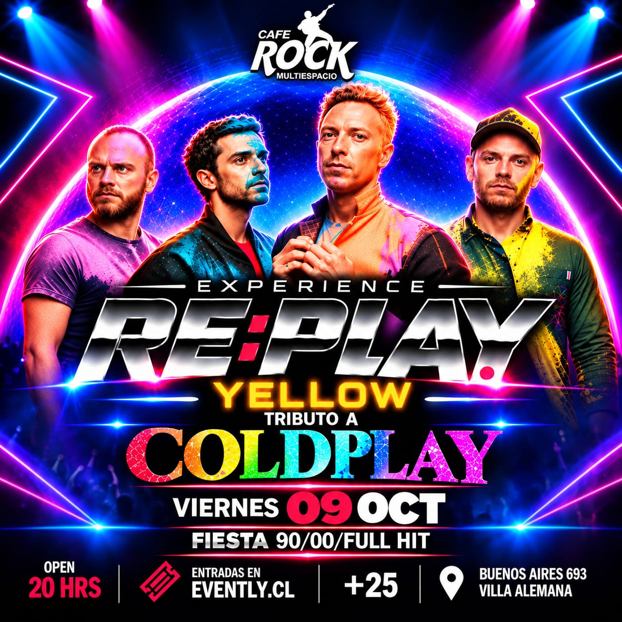 Viernes 9 Fiesta Re: Play Tributo A Coldplay