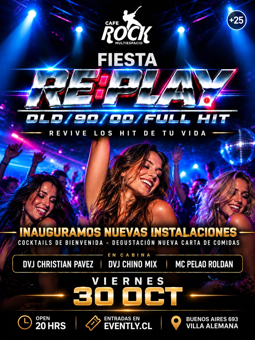 Viernes 30 Fiesta Re-Play 90/2000