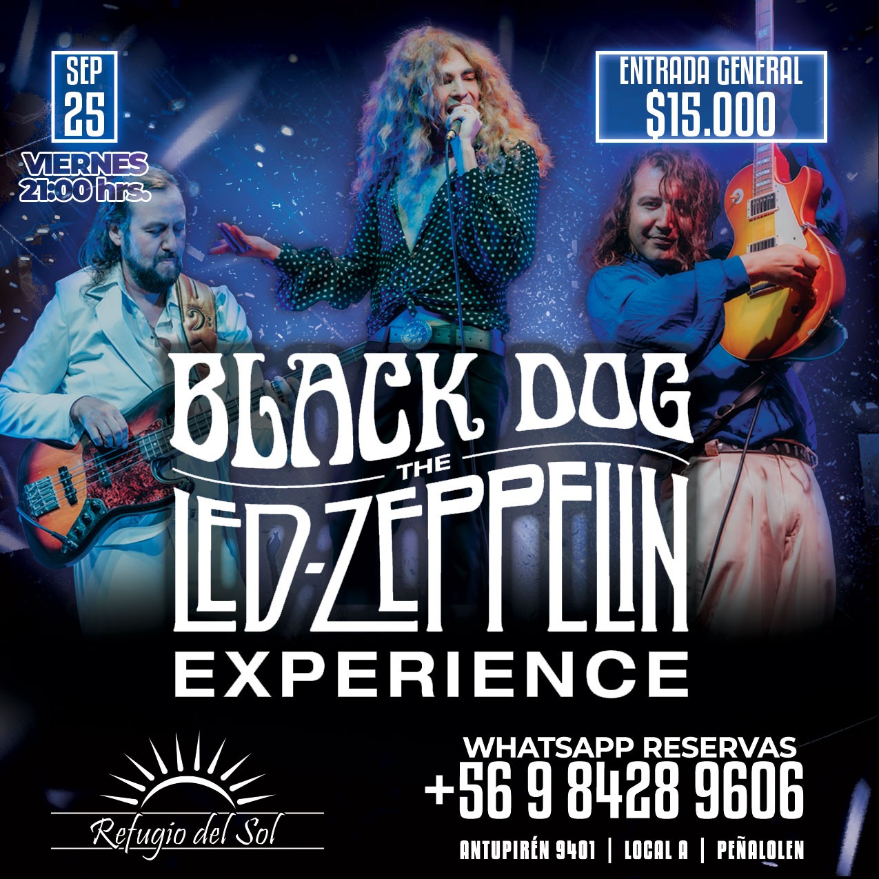 Black Dog: “The Led Zeppelin Experience” en Refugio del Sol • Evently